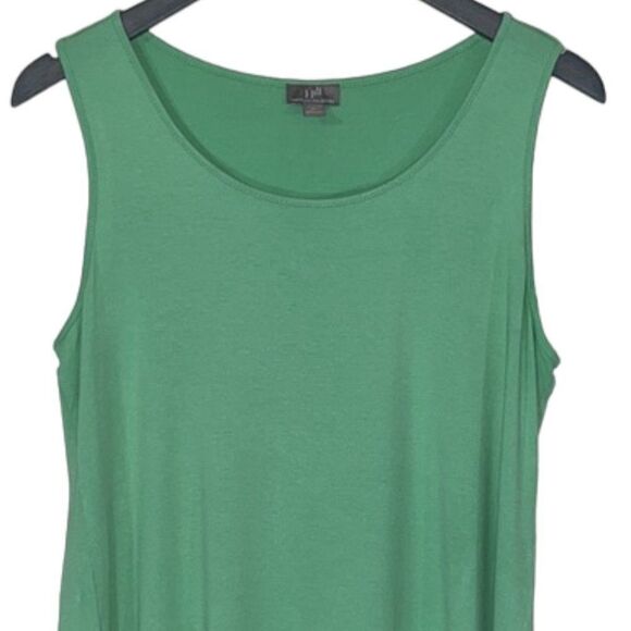 NWOT J. Jill Wearever Collection Green Tank Top Size Medium - Picture 2 of 7